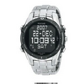 Men's Pulsar World Time Alarm Chronograph Watch